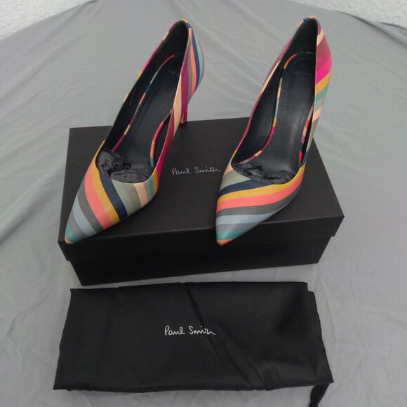Paul Smith rinbow soft real leather heels - Picture 4 of 7